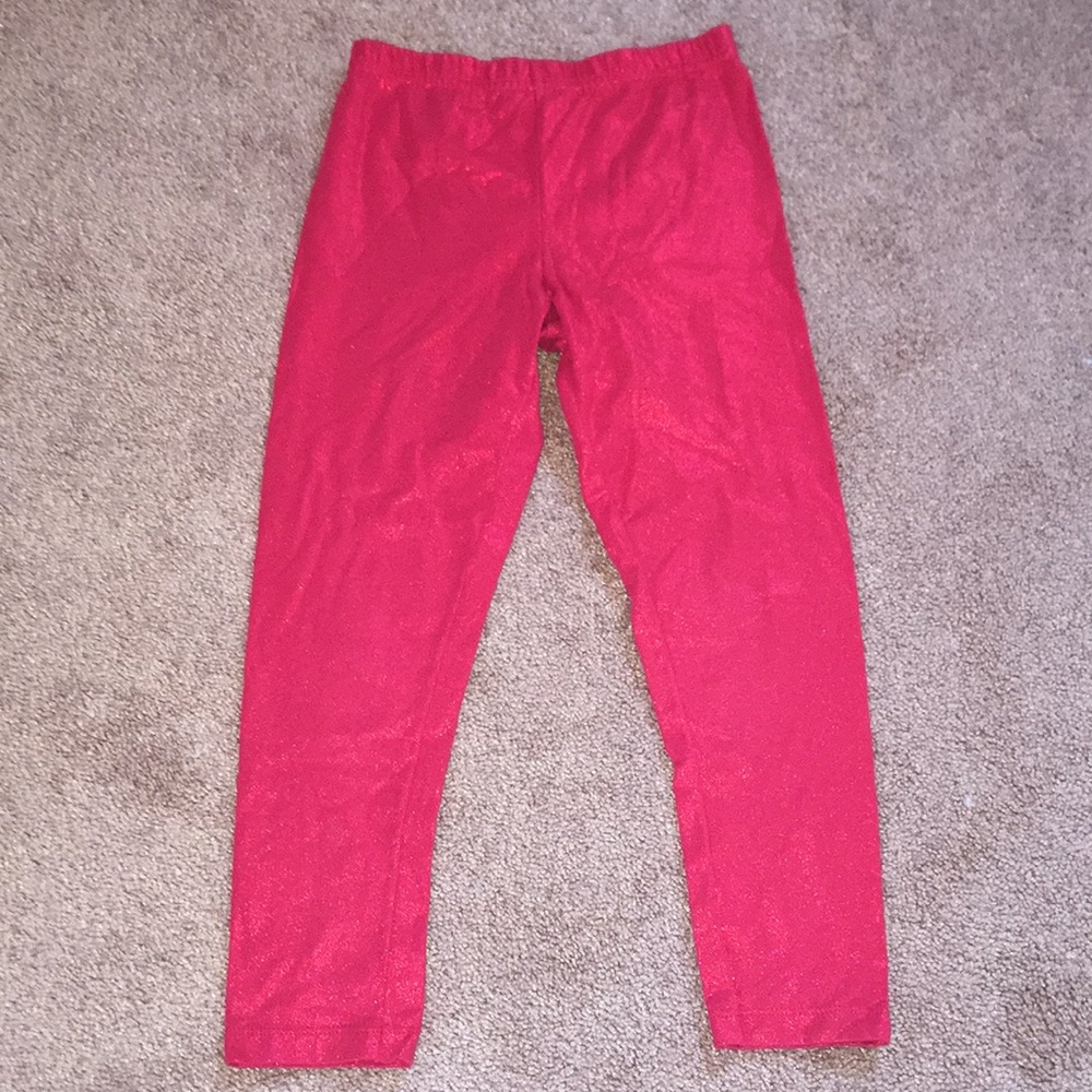 Red “Garanimals” sparkly leggings